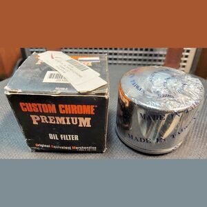CUSTOM CHROME PREMIUM Shorty OIL FILTER  fits HARLEY DAVIDSON #26-109 1980-1986